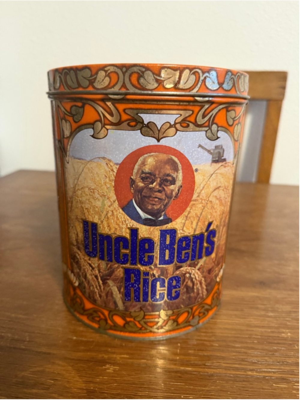 Vintage 1983 Uncle Ben’s Rice 40th Anniversary Limited Edition Tin Canister LK